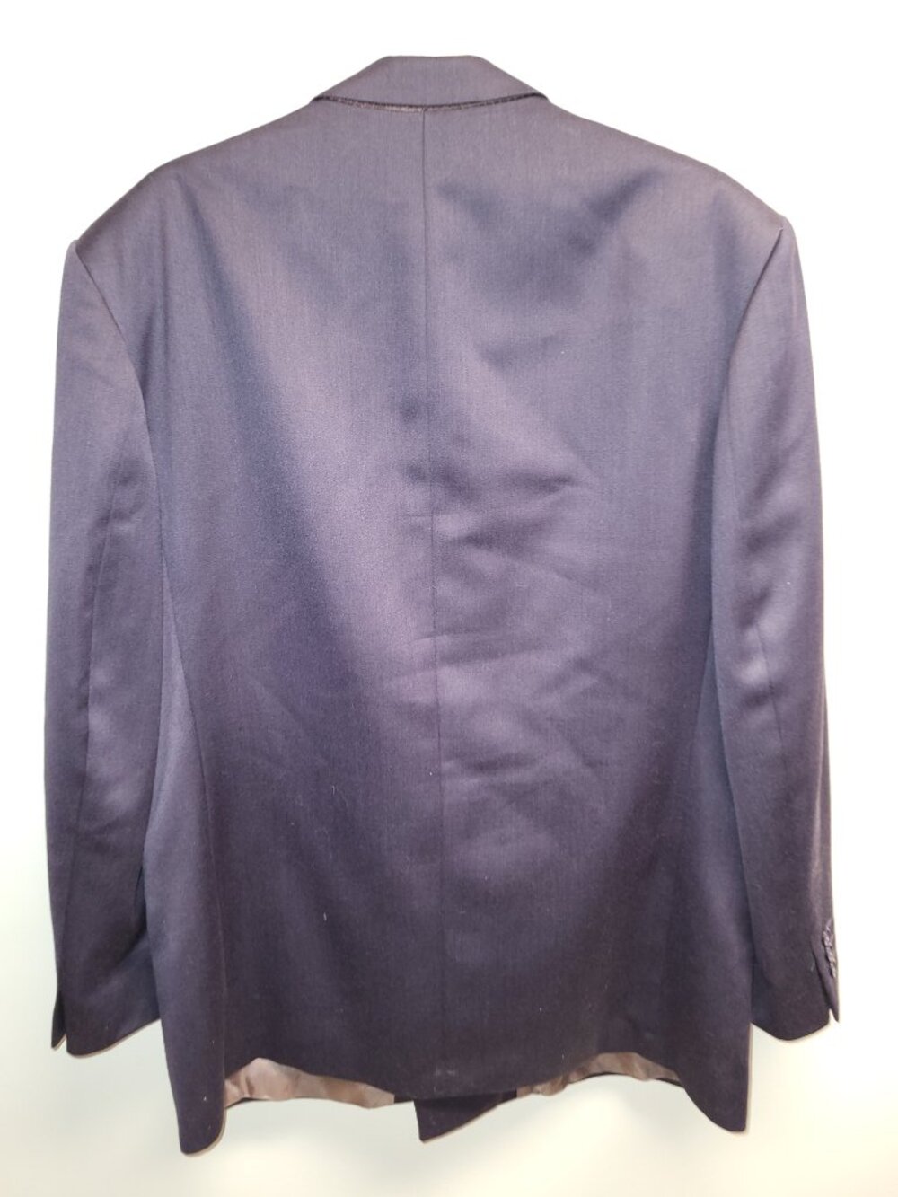 Designatore Lanne Rossi Men's Charcoal Grey Double-Breasted Blazer Size 42T - Picture 2 of 13